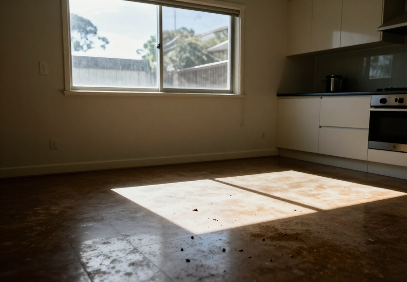 Bed bug infestation in a Woollahra bedroom before treatment
